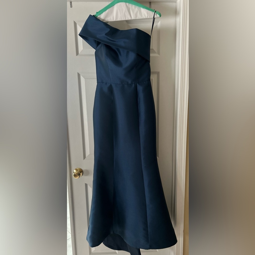 Amsale French blue,  Dark Blue Gown